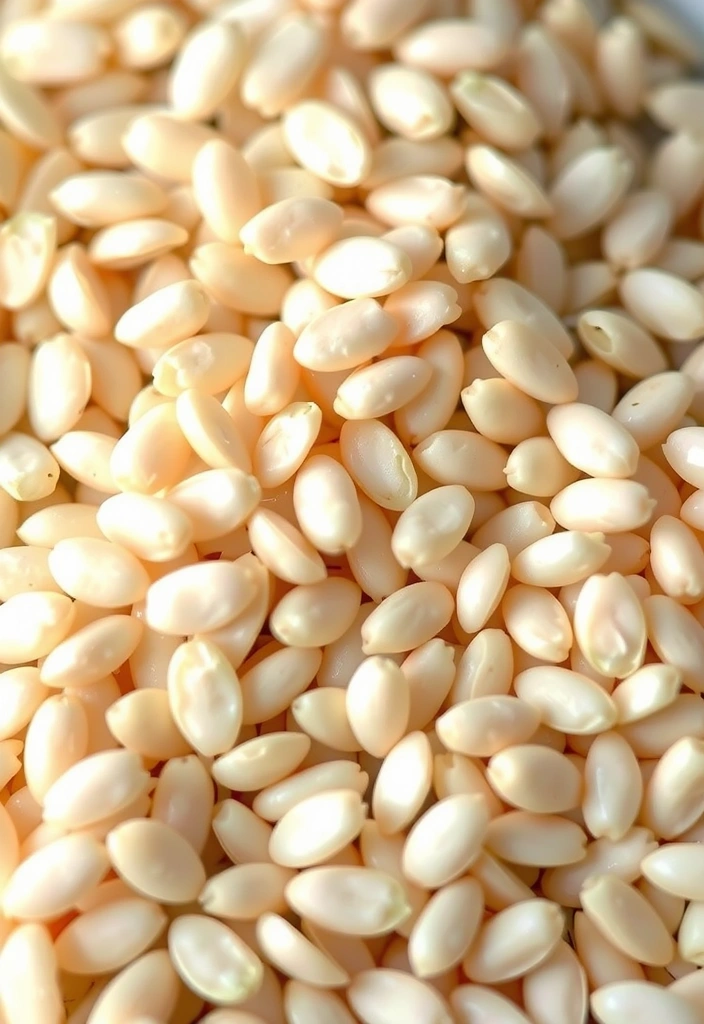 Textura de quinua orgánica